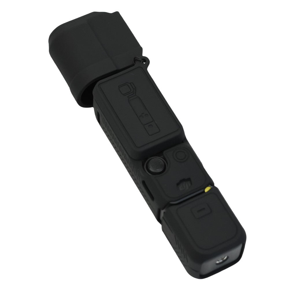 For DJI Osmo Pocket 3 Silicone Case Camera Soft Protective Cover with Lens Cap Screen Cover