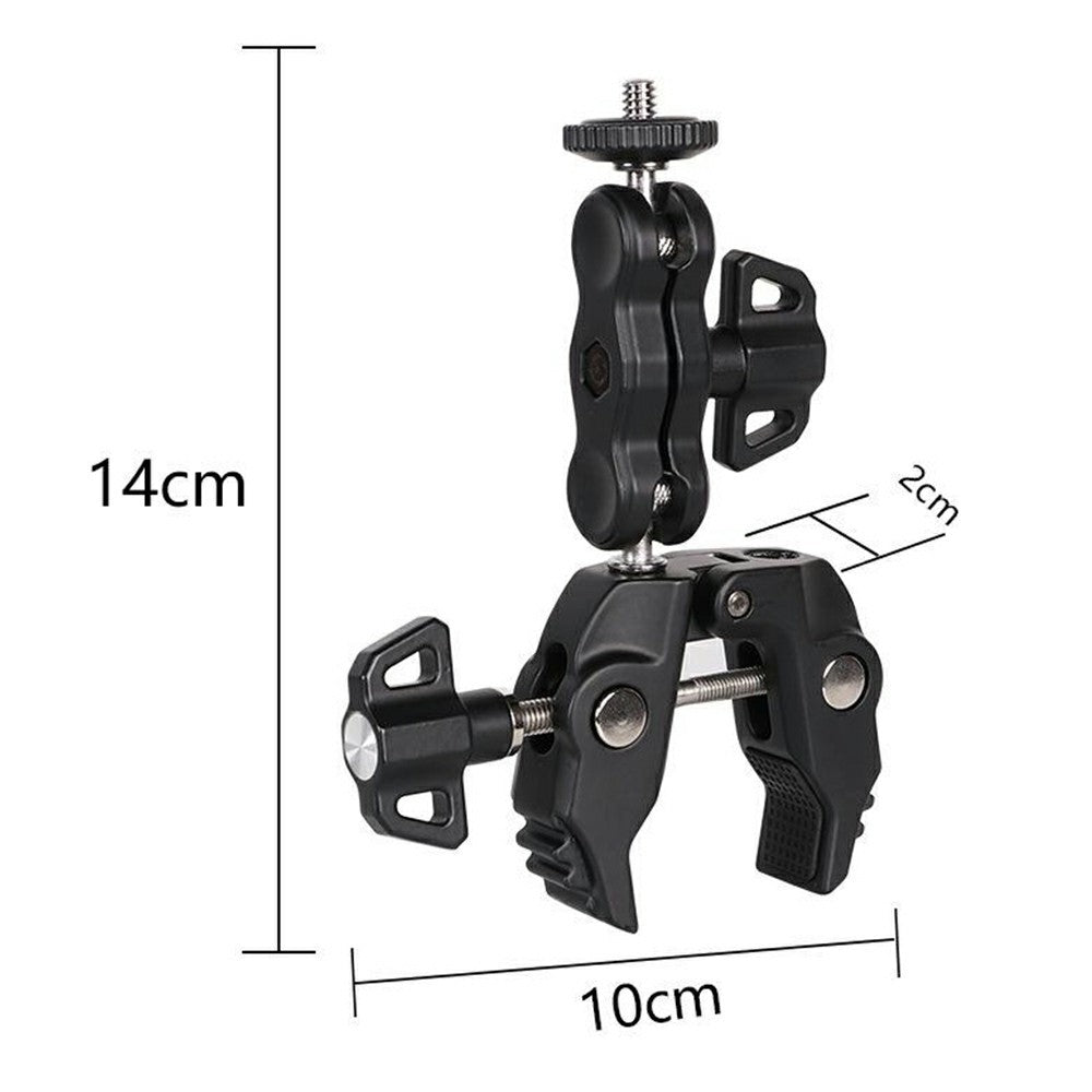 Z057 Aluminum Alloy Crab Clamp Magic Arm 360 Degree Rotating Super Clamp Photography Equipment