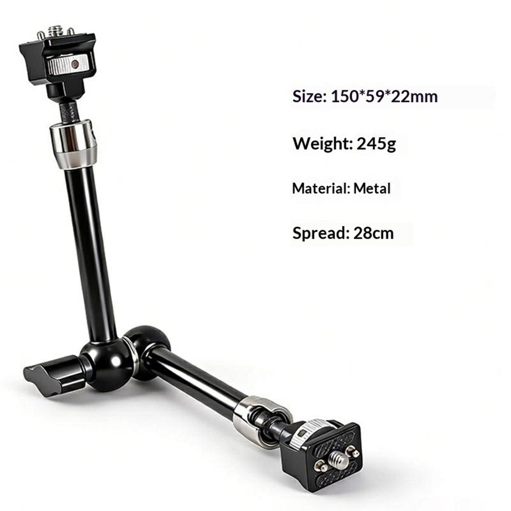 X059 11 Inch Magic Arm Camera Monitor Mount Articulating Arm Holder DSLR Camera Accessories