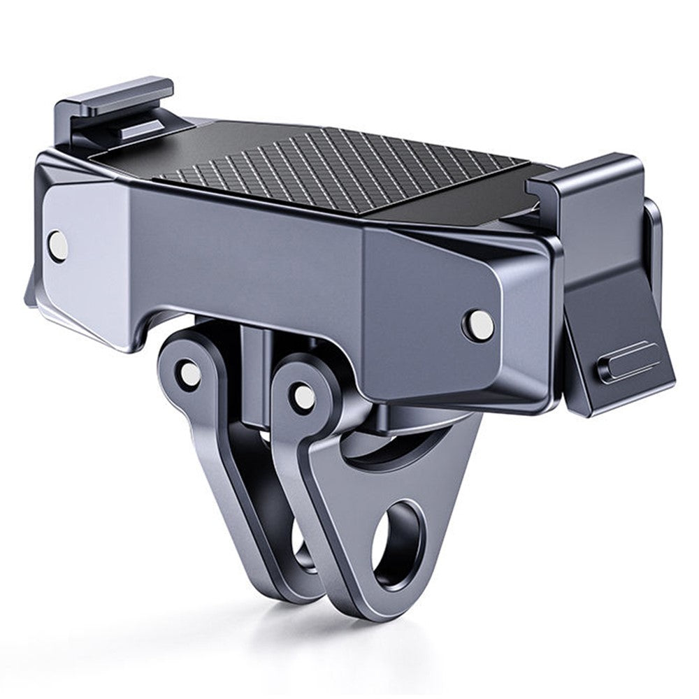 DJ-7 Magnetic Action Camera Mount Adapter for DJI Osmo Action Foldable Connector Tripod Quick Release Base with 1 / 4 Inch Thread