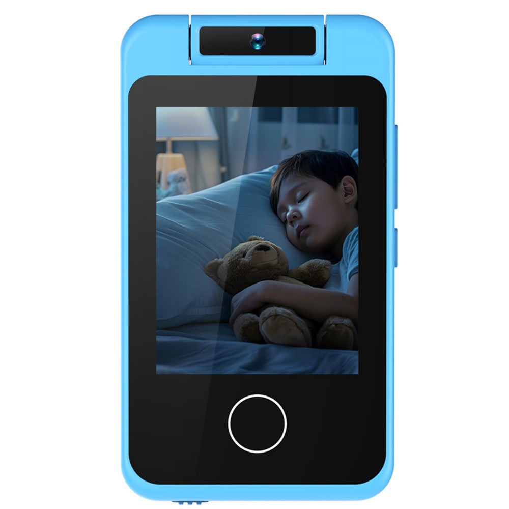 AC100 Solid Color 2.8-inch Touch Screen Kids Camera Game Music Alarm Clock HD Video Recorder