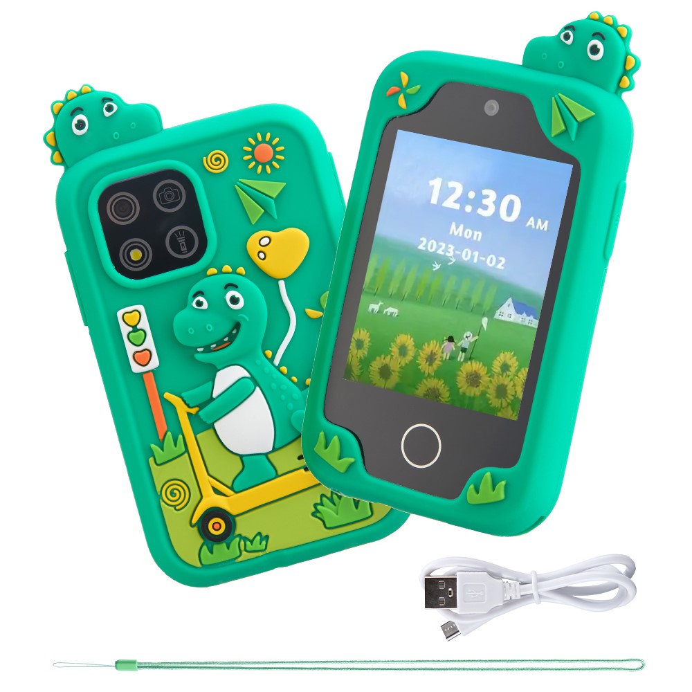 Z10S 2.8-inch Touch Screen Kids Toy Phone Camera Dual Lens Alarm Clock Video Recorder