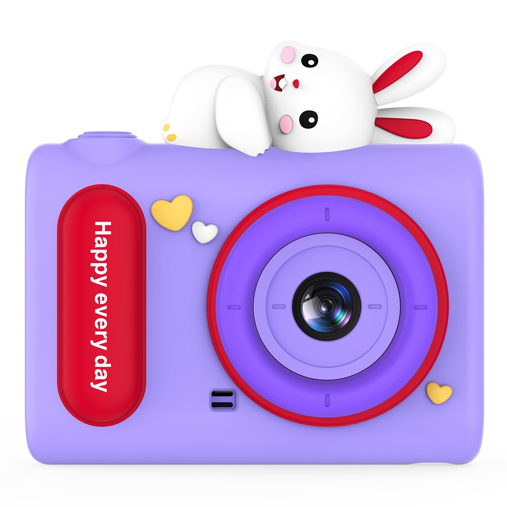 H05 Cartoon Animal Design 2.0 Inch HD Dual Lens 8X Zoom Digital Camera for Kids Video Recorder