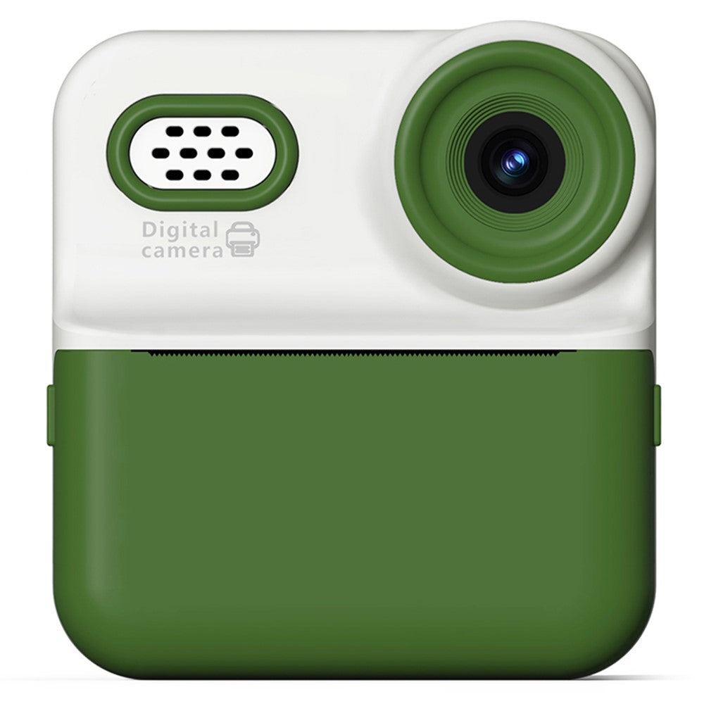 P03 Instant Print Camera for Kids 1080P Digital Video Camcorder Dual Cameras with 3 Rolls Print Paper