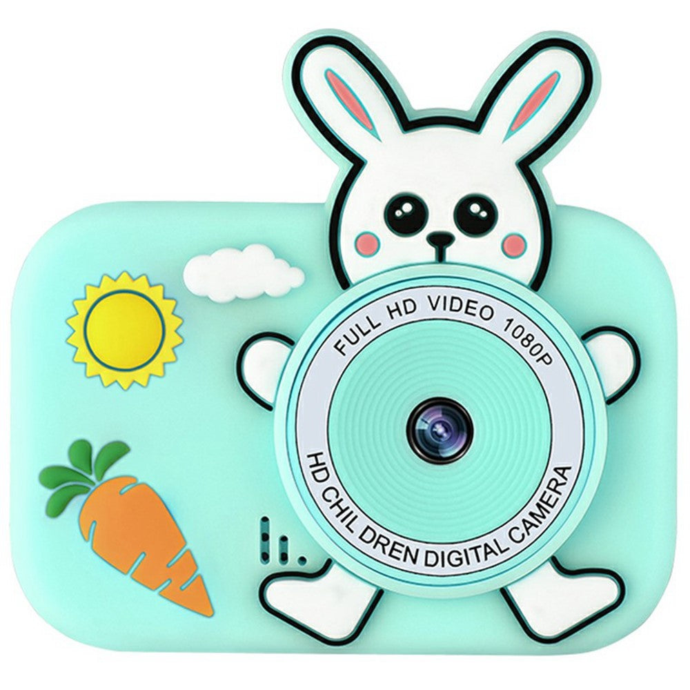 Y8S Cute Cartoon Design Kids Digital Camera HD Dual Lens Video Recorder for Children (No Memory Card)