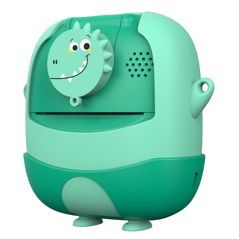 A19B Cartoon Design 2.0-inch Screen Mini Kids HD Digital Camera Instant Photo Printer with 32G TF Card + Card Reader