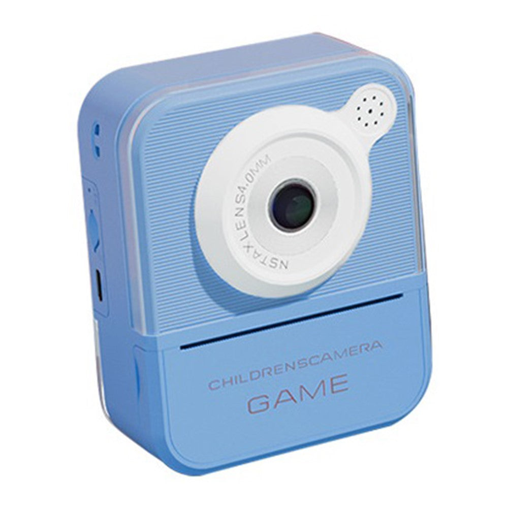 P7 2.4 Inch High Definition Kids Instant Print Camera with Hanging Rope 2 Rolls of Printing Paper for Boys Girls