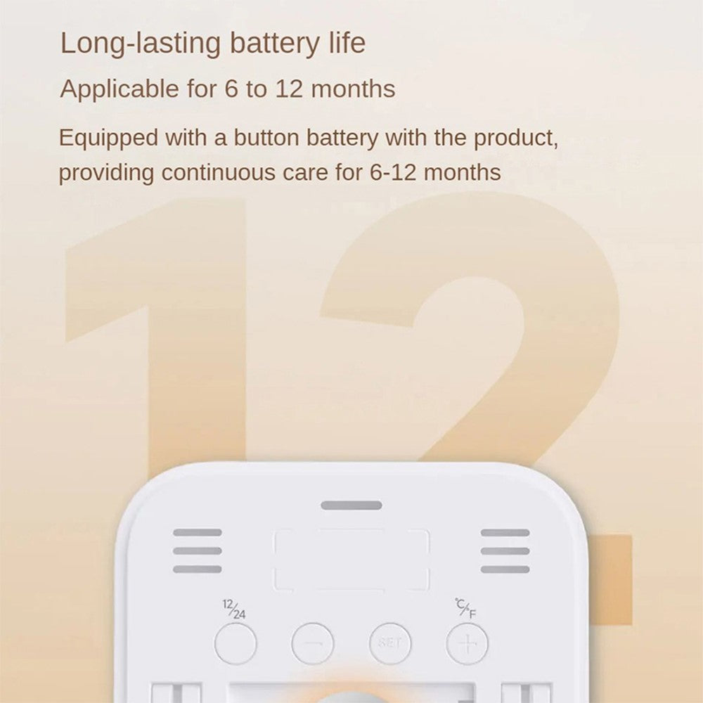 XIAOMI YOUPIN MIIIW MW22S06 LCD Screen Time Date Display Thermometer Hygrometer