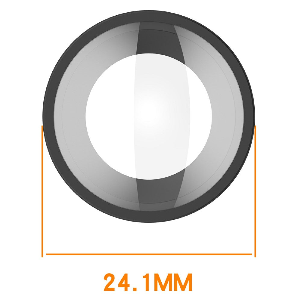 For Insta360 Go Ultra Tempered Glass Camera Lens Film + Aluminum Alloy Lens Cap