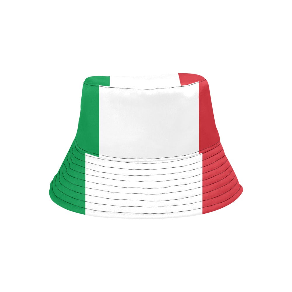 Stylish Men's Italy Print Bucket Hat - Chino Cotton Twill, Comfortable & Trendy