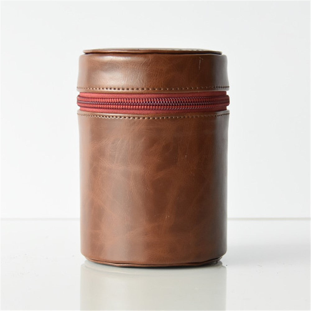 Camera Lens PU Leather Bag Protection Case for Nikon Canon Sony Fujifilm etc