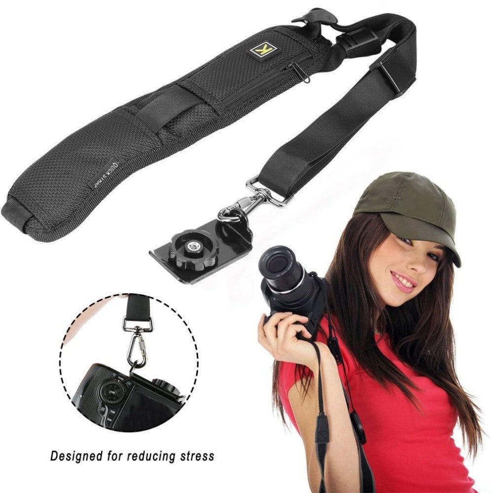 Single Shoulder Camera Belt Strap for Canon Nikon Olympus Pentax Panasonic Sony Cameras