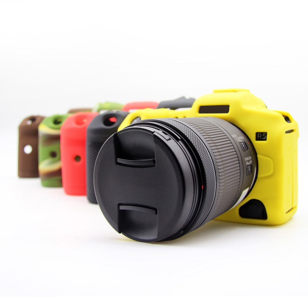 Soft Silicone Camera Protective Case for Canon EOS R5