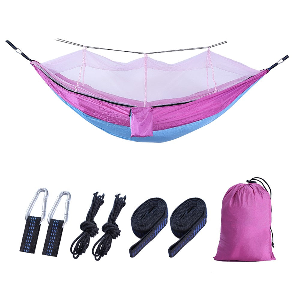 Outdoor Travel Camping Tent Swing Bed Mosquito Net Hanging Hammock