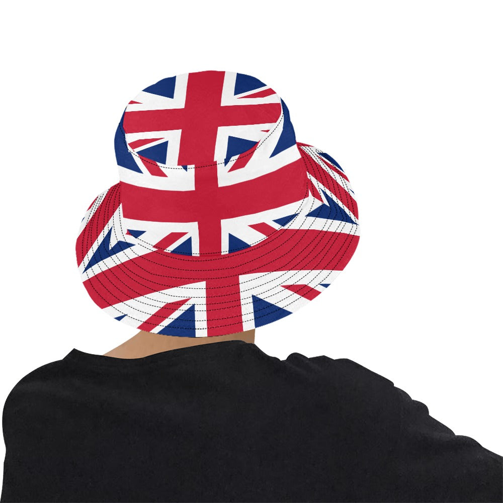 Fashionable UK Print Bucket Hat for Men – Soft & Comfortable
