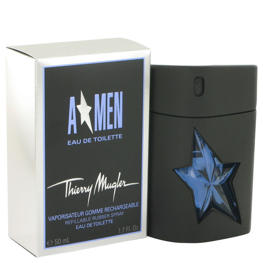 Angel Eau De Toilette Spray Refillable (Rubber Flask) by Thierry Mugler 50 ml