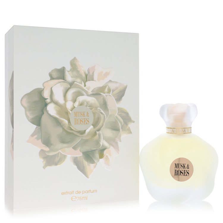 Ahmed Al Maghribi Musk & Roses Extrait De Parfum Spray by Ahmed Al Maghribi 75 ml