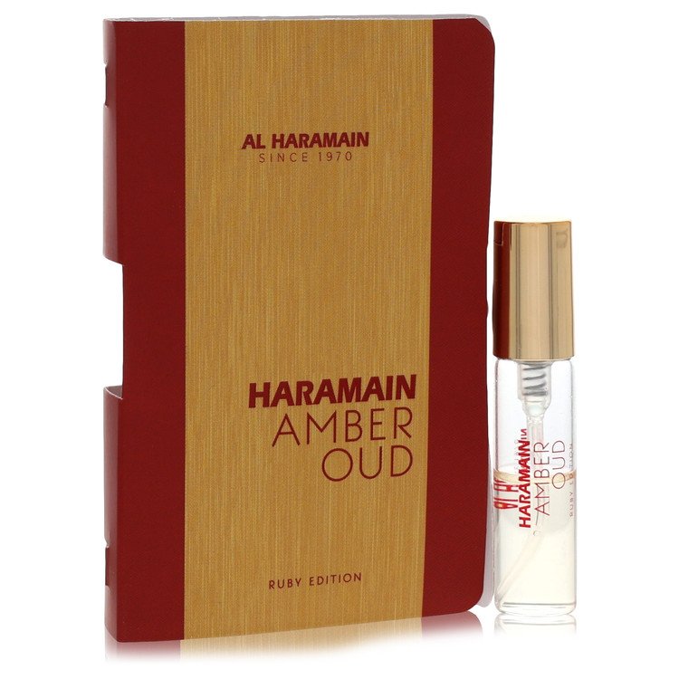 Al Haramain Amber Oud Ruby Vial (sample) by Al Haramain 15 ml