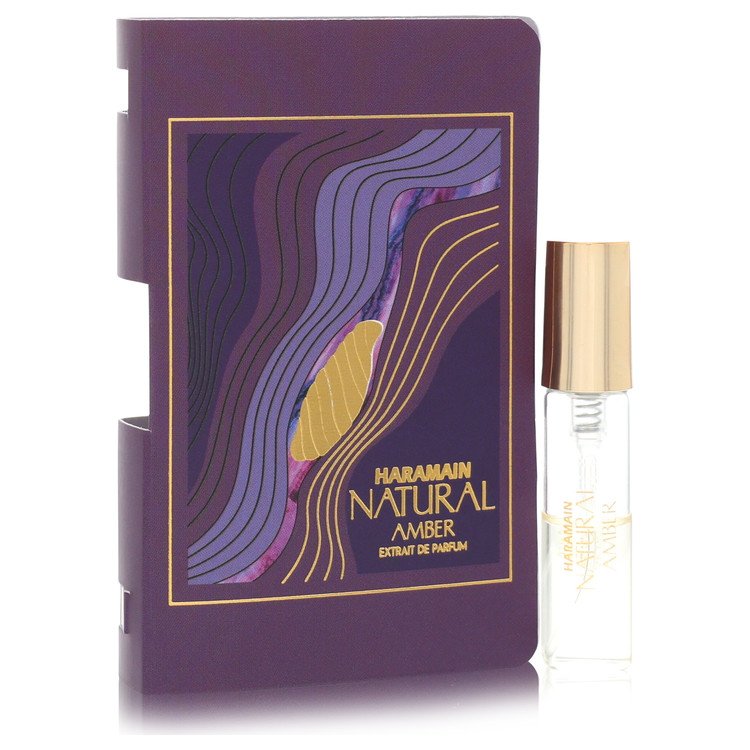Al Haramain Natural Amber Vial (sample -Manufacturer 1/2 filled) by Al Haramain 9 ml