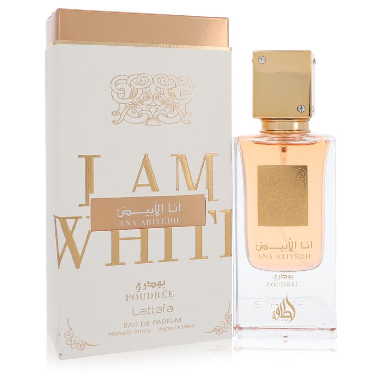 Ana Abiyedh I Am White Poudree Eau De Parfum Spray (Unisex) by Lattafa 60 ml