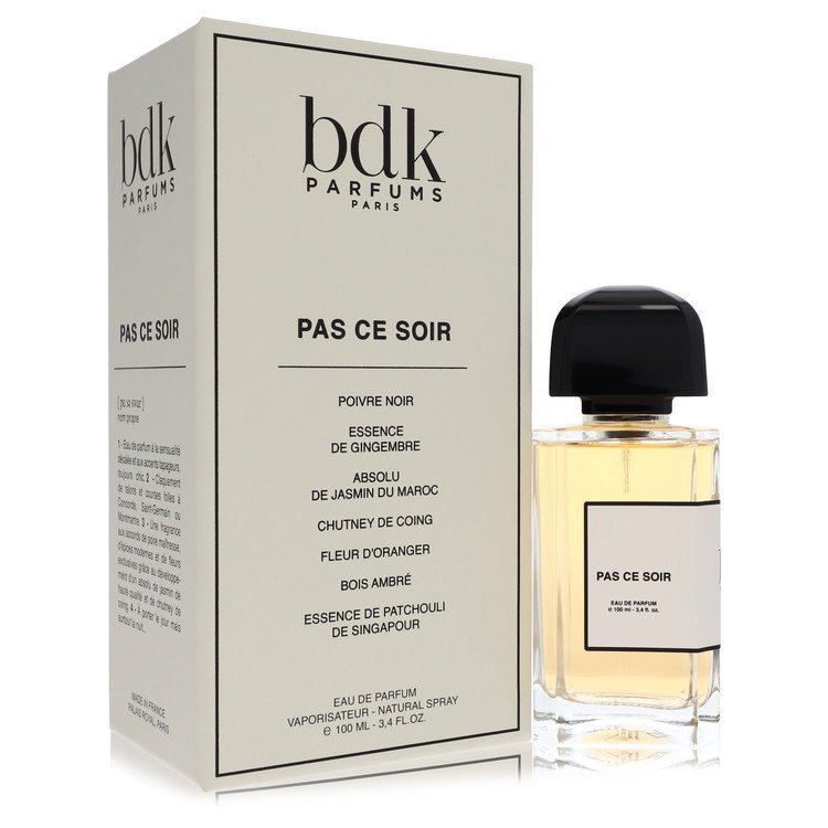 Bdk Pas Ce Soir Eau De Parfum Spray (Unisex) by Bdk Parfums 100 ml