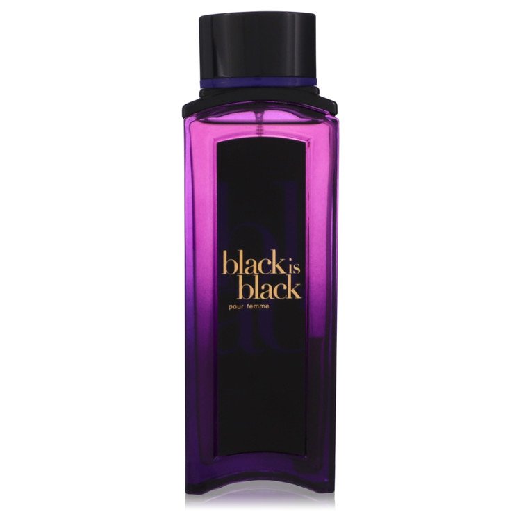 Black Is Black Eau De Parfum Spray (unboxed) by Nu Parfums 100 ml