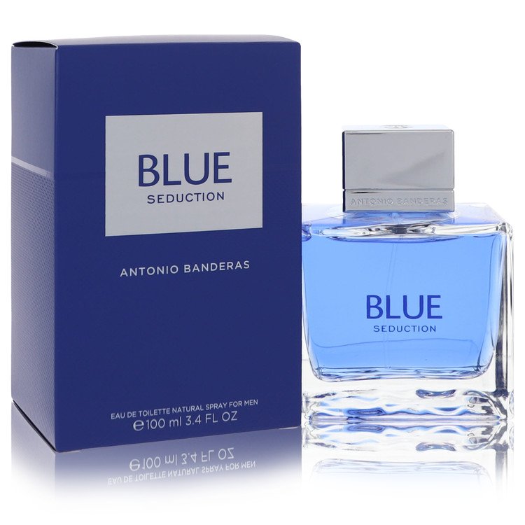 Blue Seduction Eau De Toilette Spray by Antonio Banderas 100 ml