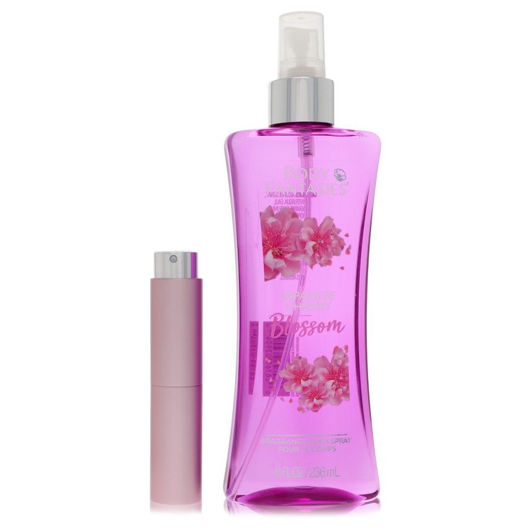 Body Fantasies Signature Japanese Cherry Blossom Travel Spray by Parfums De Coeur 8 ml
