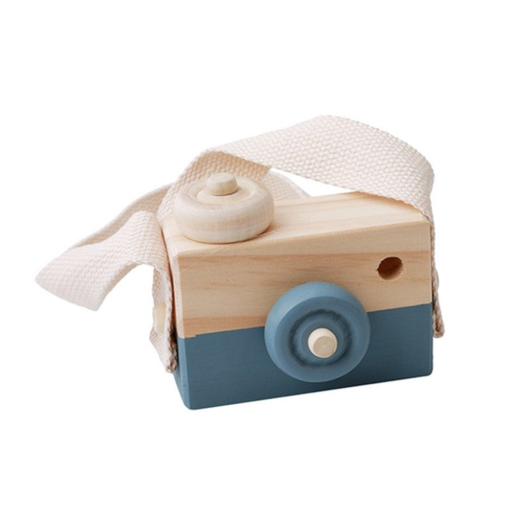 Wooden Kids Toy Camera Baby Gift Children Photography Hanging Decor