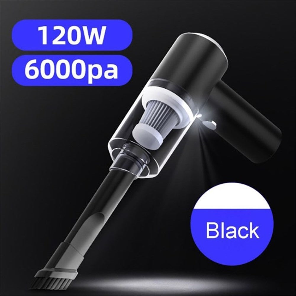 6000Pa 120W Cordless Car Vacuum Cleaner Powerful USB Rechargeable for Car Home Office Pet Hair