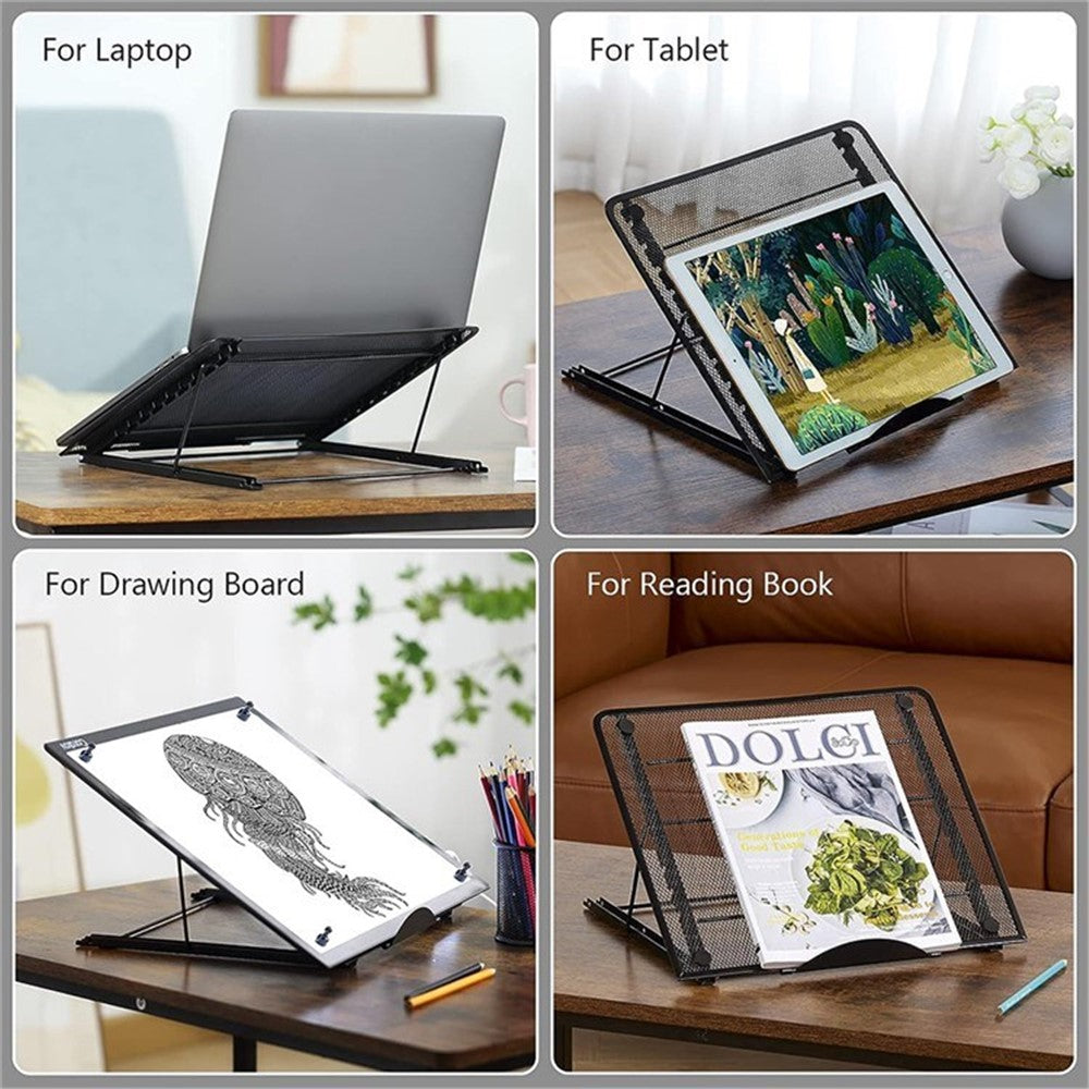 Laptop Stand 34x29.5cm Aluminum Alloy Adjustable Notebook Riser Ergonomic Laptops Elevator