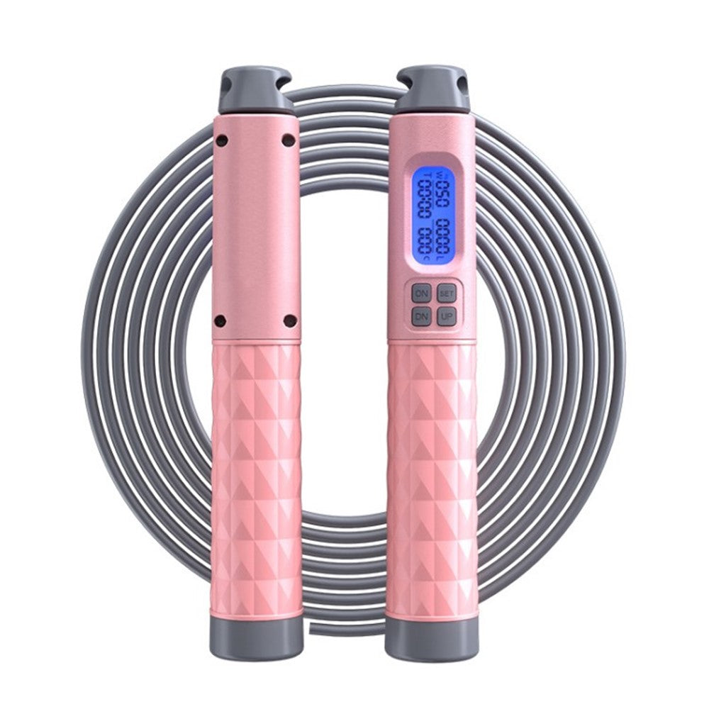 S09 Adjustable Skipping Rope with Digital Calorie and Loop Counter Jump Rope