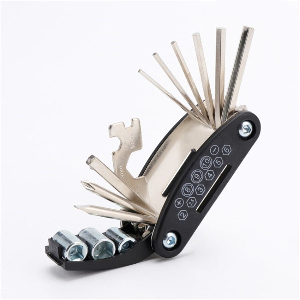 16-in-1 Allen Screwdriver Kit Precision Cycling Mechanic Repair Tool for Bike Motorcycle Tire