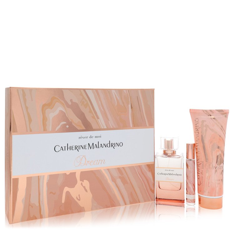 Catherine Malandrino Dream Gift Set - 3.4 oz Eau De Parfum Spray + .34 oz Mini EDP Spray + 6.8 oz Body Lotion by Catherine Malandrino --