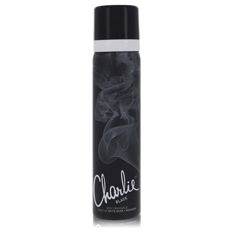 Charlie Black Body Fragrance Spray by Revlon 75 ml