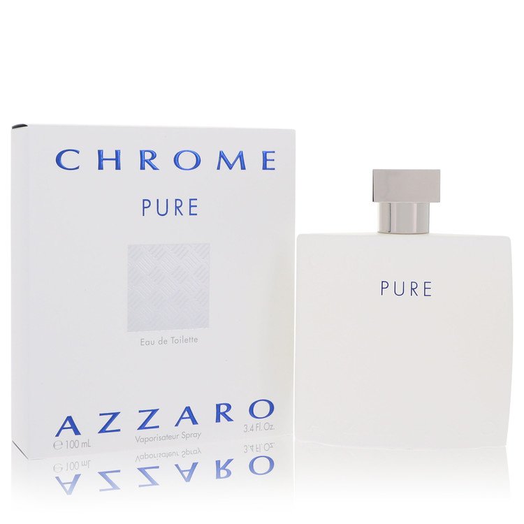 Chrome Pure Eau De Toilette Spray by Azzaro 100 ml