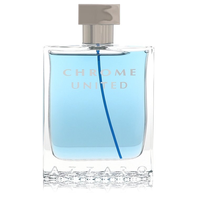 Chrome United Eau De Toilette Spray (unboxed) by Azzaro 100 ml