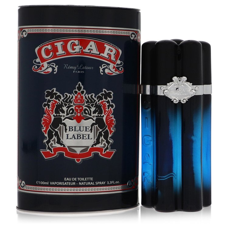 Cigar Blue Label Eau De Toilette Spray by Remy Latour 100 ml