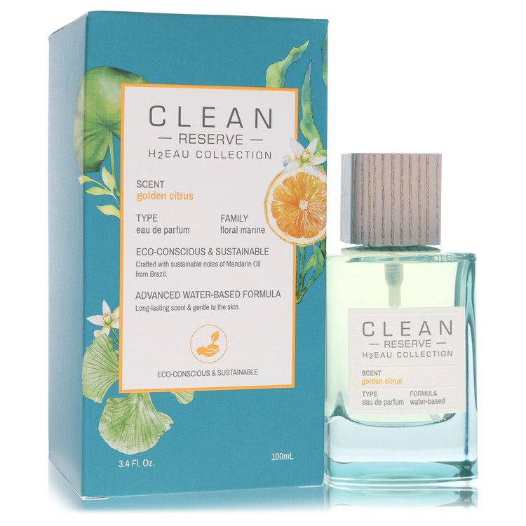 Clean Reserve Golden Citrus Eau De Parfum Spray (Unisex) by Clean 100 ml