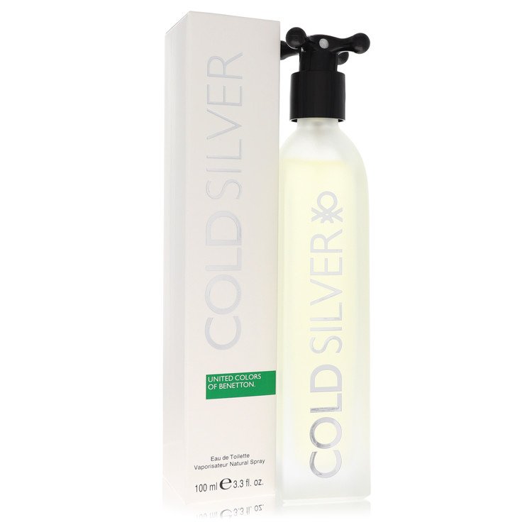 Cold Silver Eau De Toilette Spray by Benetton 100 ml