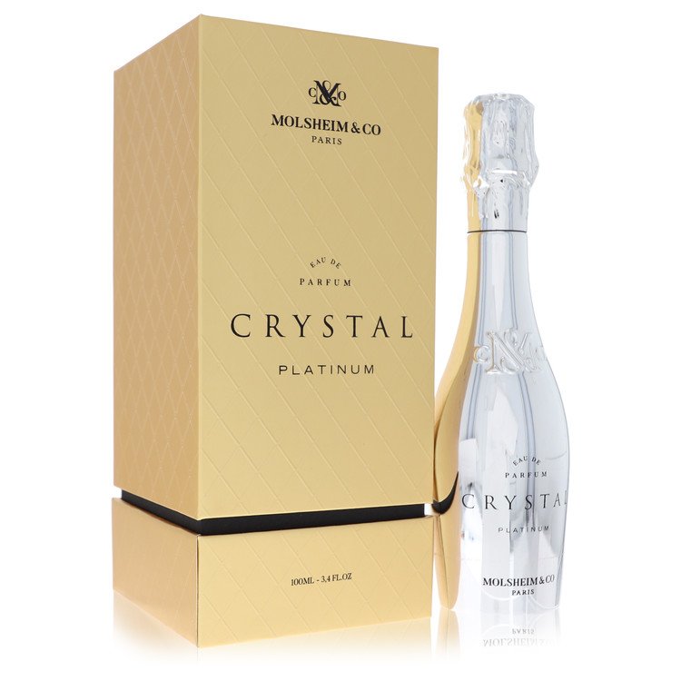 Crystal Platinum Eau De Parfum Spray by Molsheim & Co 100 ml