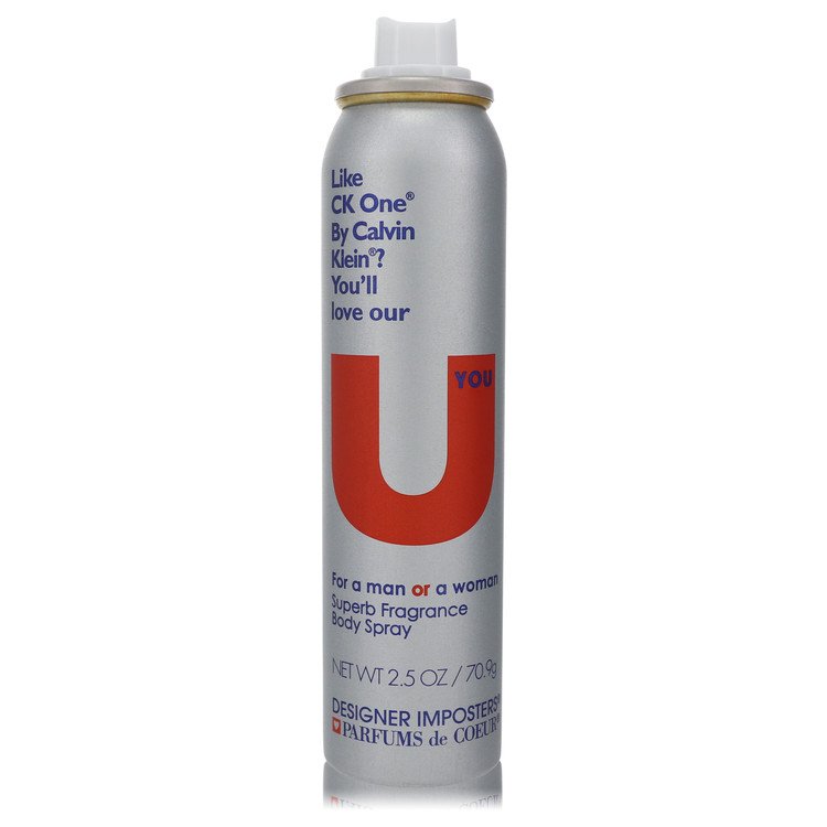 Designer Imposters U You Deodorant Body Spray (Unisex Tester) by Parfums De Coeur 75 ml