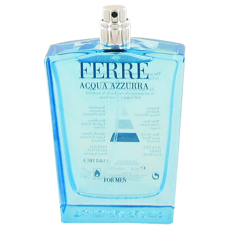 Ferre Acqua Azzurra Eau De Toilette Spray (Tester) by Gianfranco Ferre 100 ml