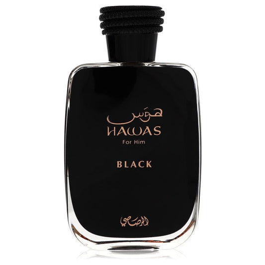 Hawas Black Eau De Parfum Spray (Unboxed) by Rasasi 100 ml