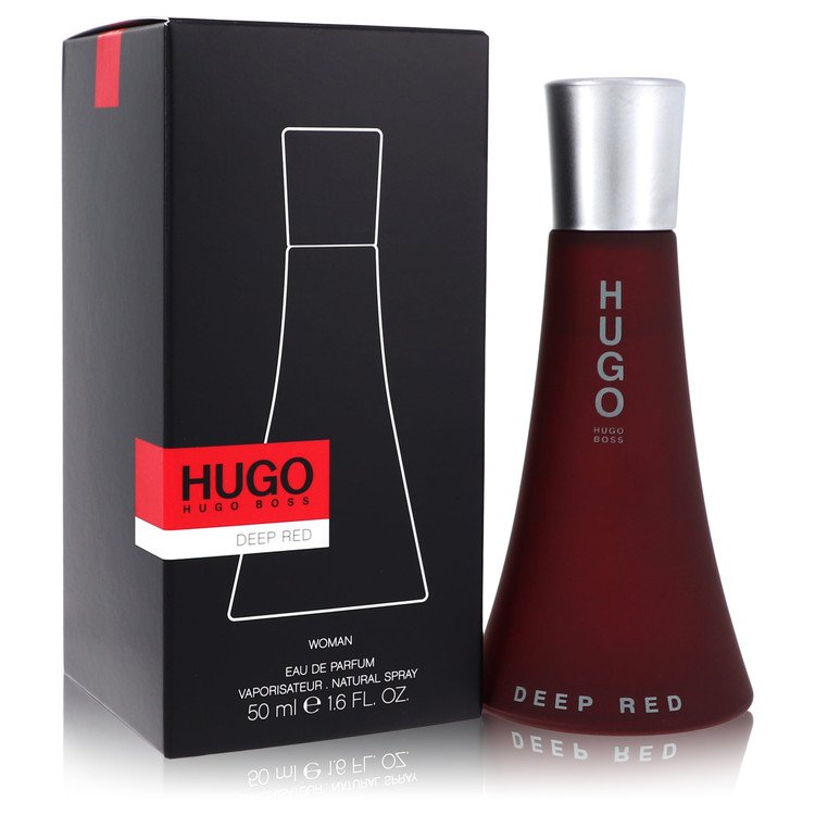 Hugo Deep Red Eau De Parfum Spray by Hugo Boss 50 ml