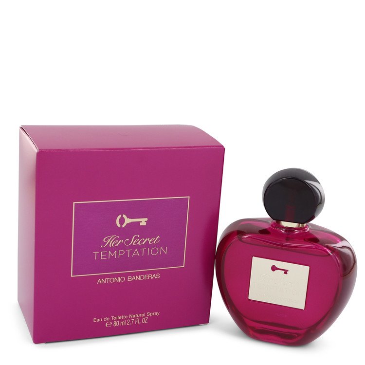 Her Secret Temptation Eau De Toilette Spray by Antonio Banderas 80 ml