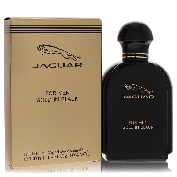 Jaguar Gold In Black Eau De Toilette Spray by Jaguar 100 ml