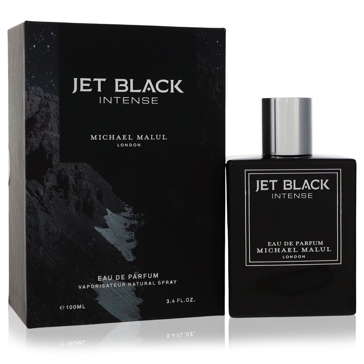 Jet Black Intense Eau De Parfum Spray by Michael Malul 100 ml