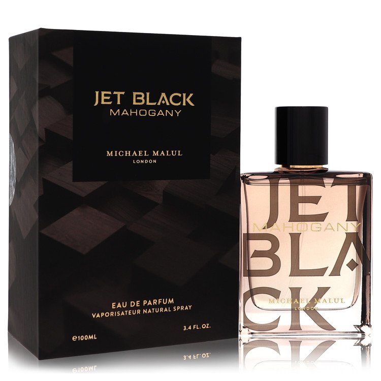 Jet Black Mahogany Eau De Parfum Spray by Michael Malul 100 ml