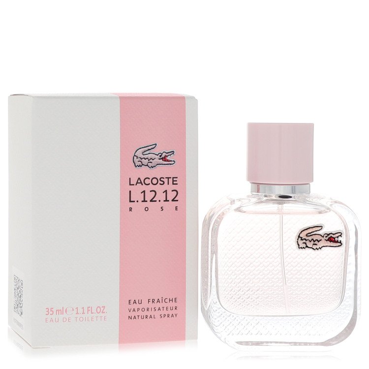 Lacoste Eau De Lacoste L.12.12 Rose Eau Fraiche Eau De Toilette Spray by Lacoste 33 ml